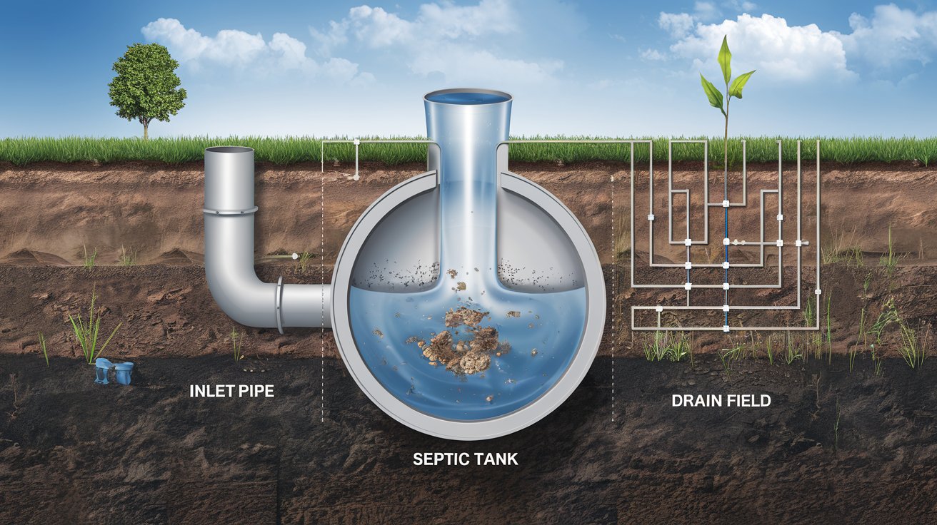 What is a septic tank infographic