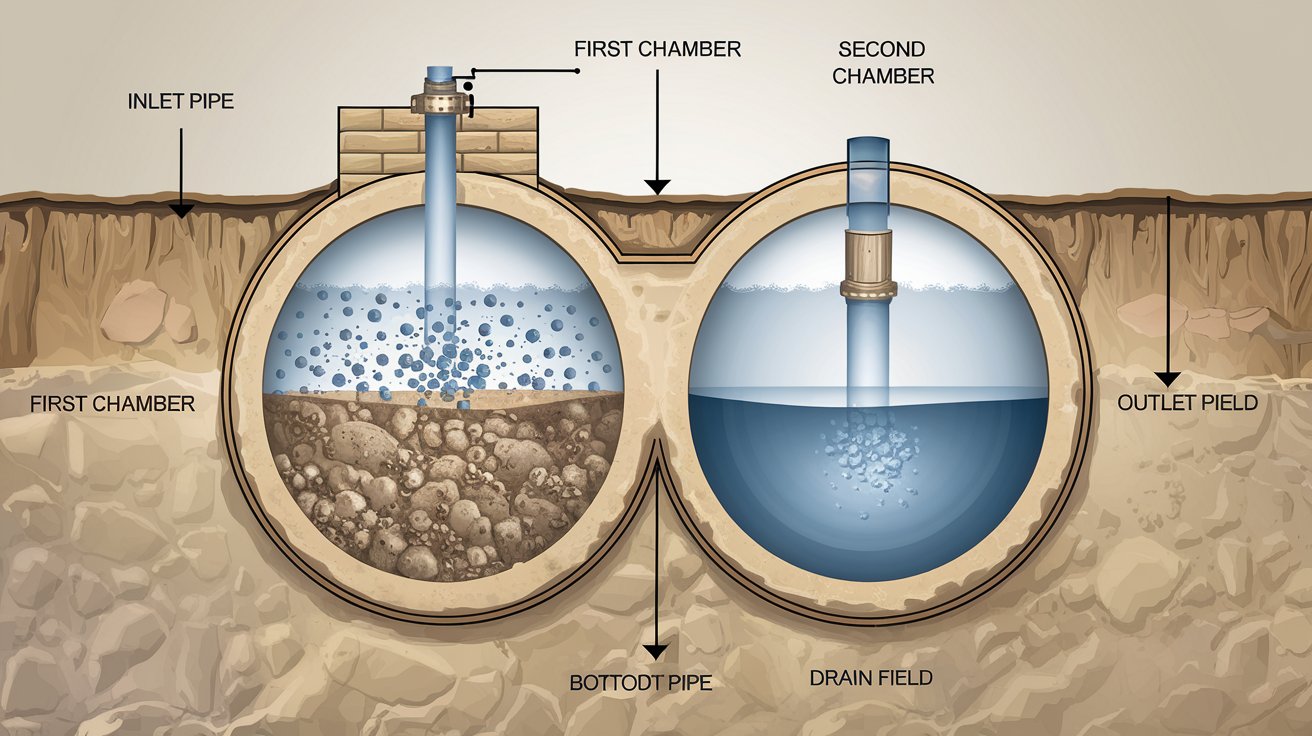 a septic tank diagram