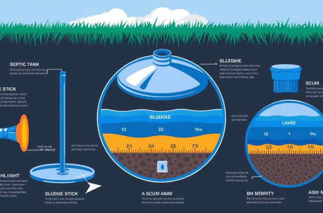 infographics How to Check Septic Tank Levels