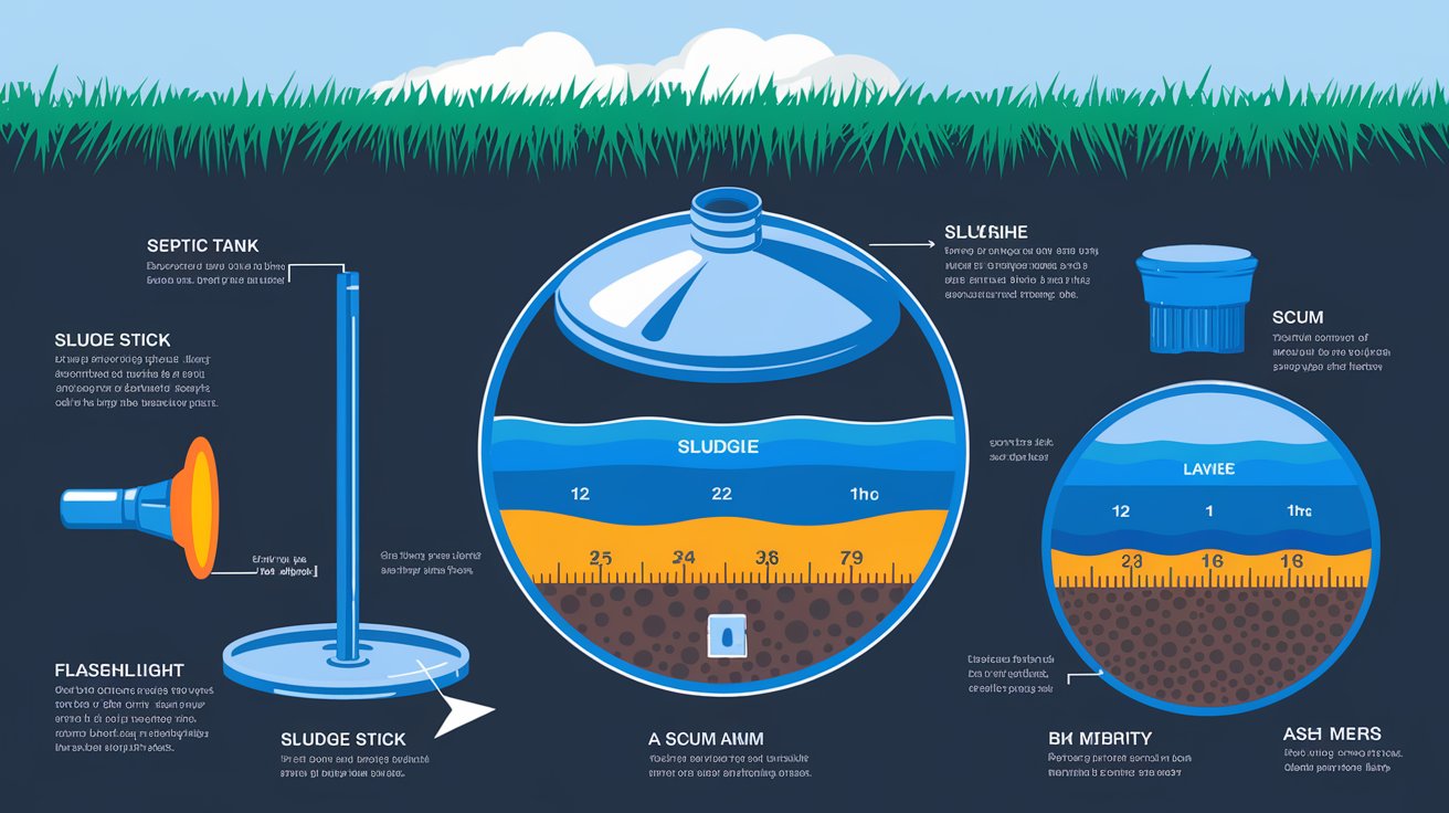 infographics How to Check Septic Tank Levels