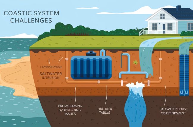 Common Problems in Coastal Areas Infographics