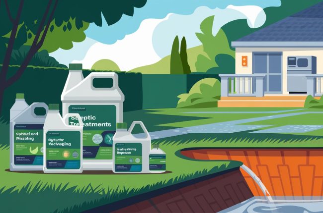 an infographics on Best Septic Tank Treatments