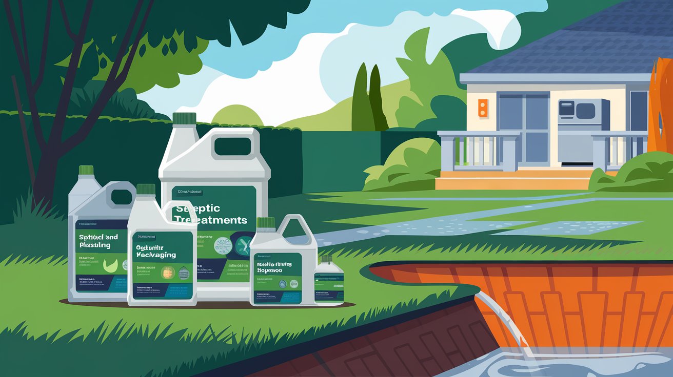 an infographics on Best Septic Tank Treatments