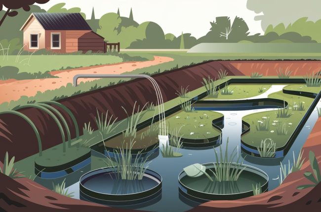 infographic of green septic systems