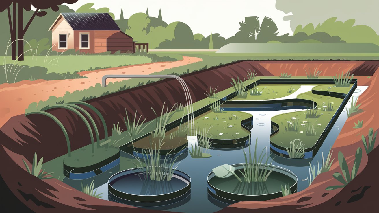 infographic of green septic systems