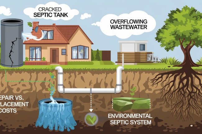 an infographic on Septic Tank Replacement