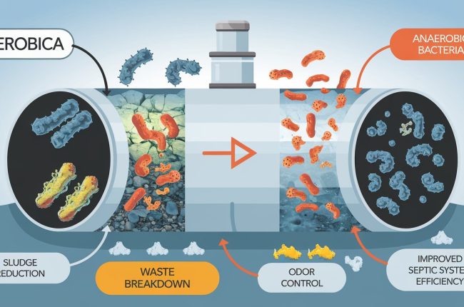 an infographic explaining about Bacteria-Based Treatments