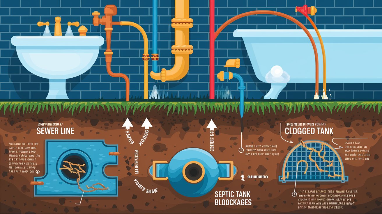 infographics on slow drains