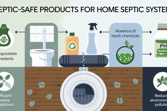 informatic chart about Septic-Safe Products