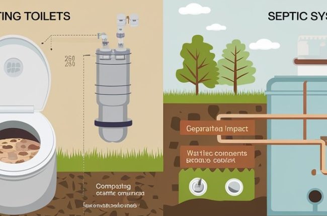 Composting Toilets vs. Septic Systems