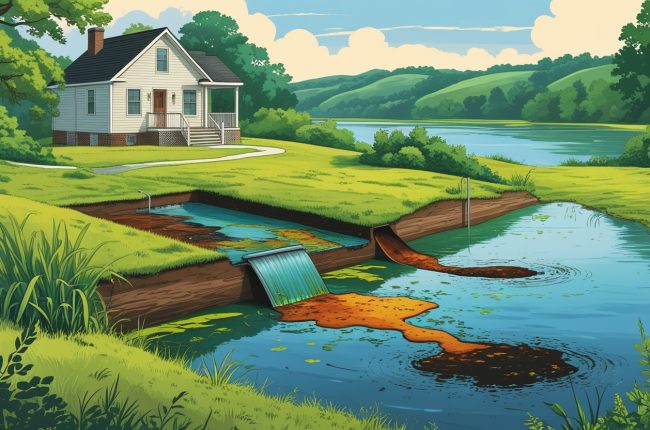 penalty for illegal septic system in georgia