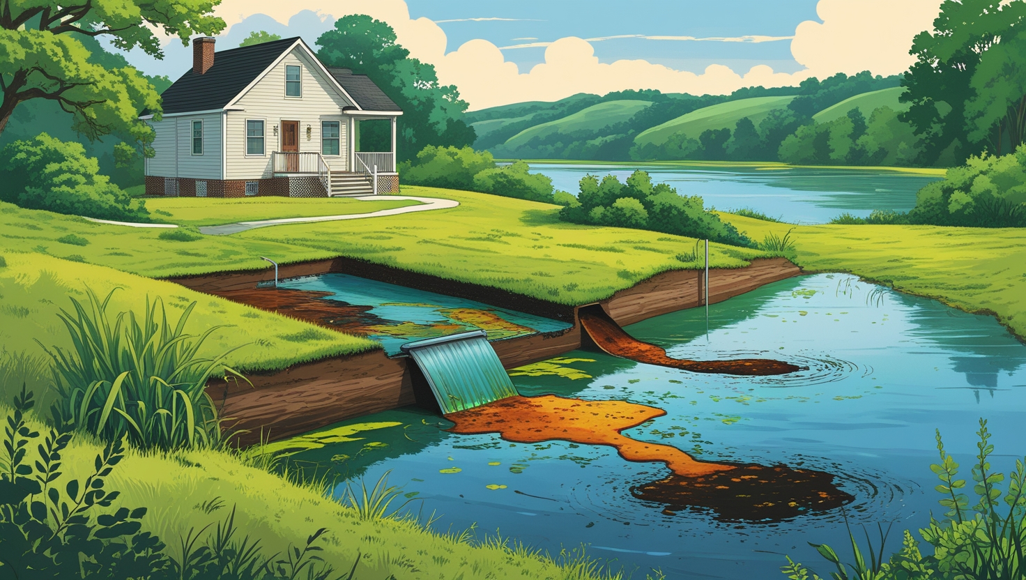 penalty for illegal septic system in georgia