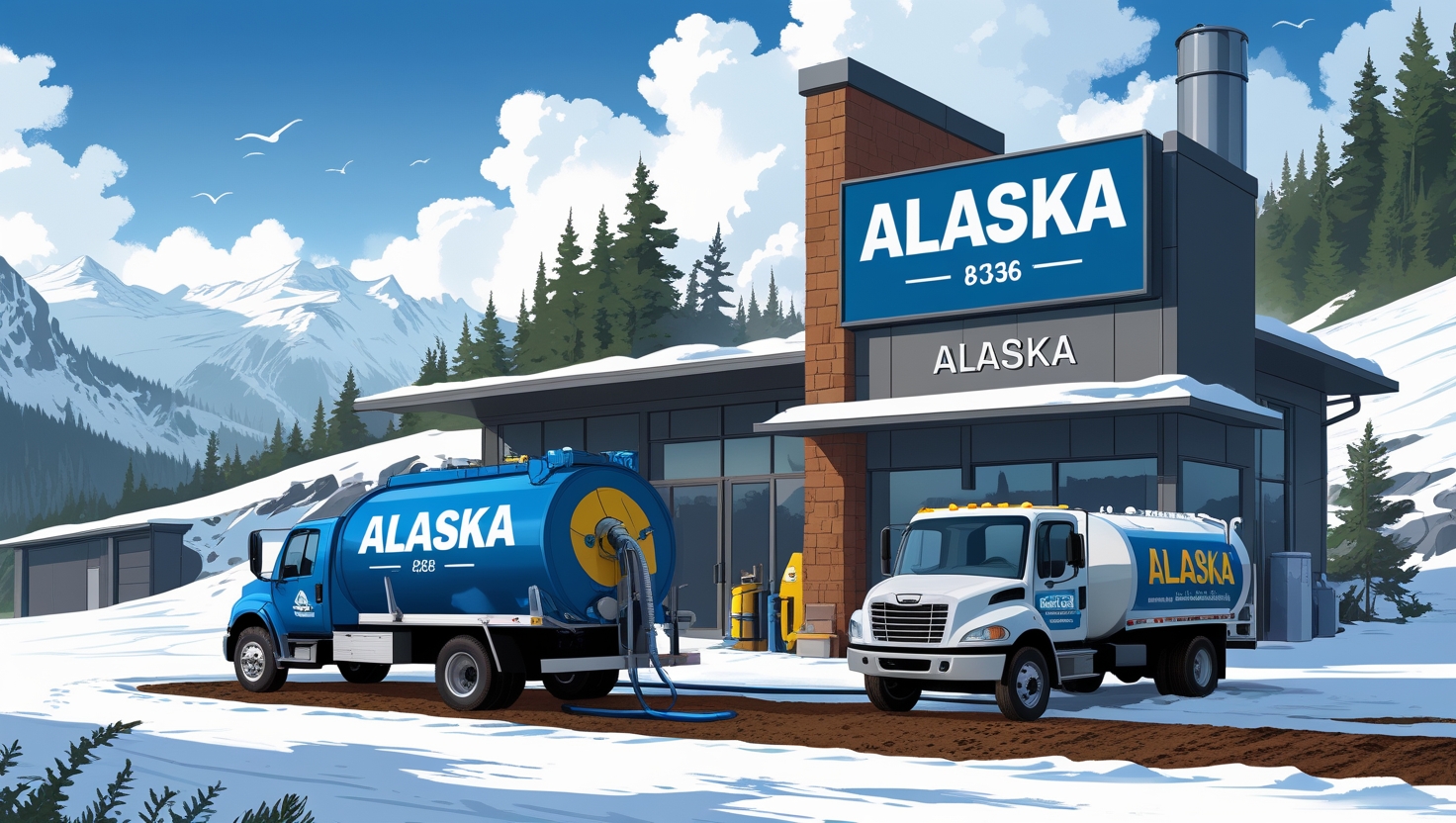 Alaska septic installation companies permafrost areas